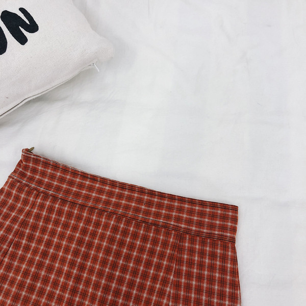 Fusta casual de dama carian cu talie inalta