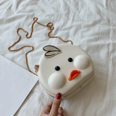 Geanta de dama cu lant metalic in trei culori