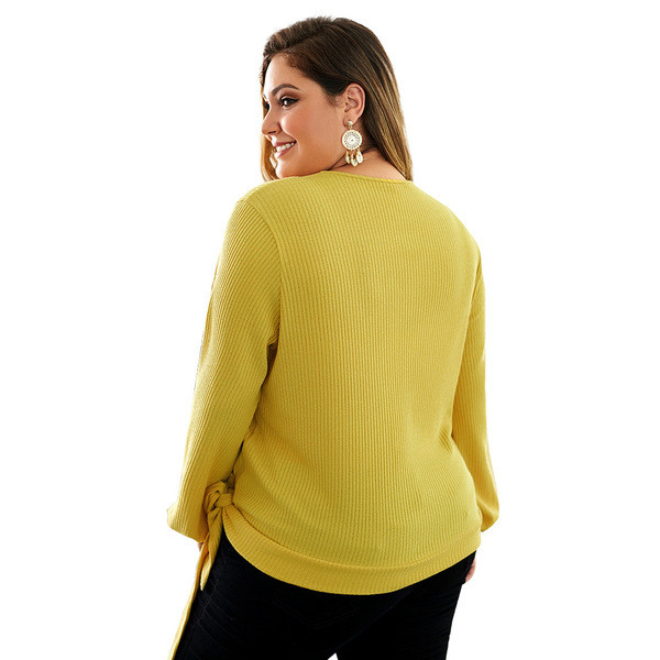 Bluza de dama model nou cu nasturi si maneci lungi - mai multe culori