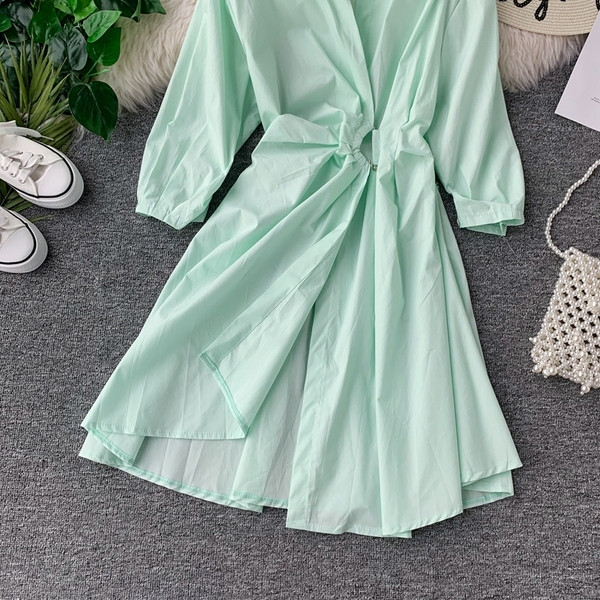 Rochie de dama cu curea in mai multe culori