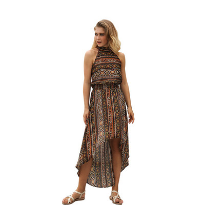 Rochie casual de vara cu umerii goi in trei culori