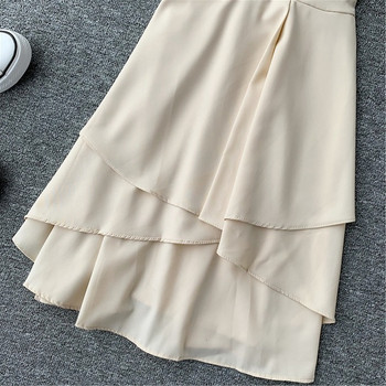 Rochie moderna de dama cu bretele in patru culori