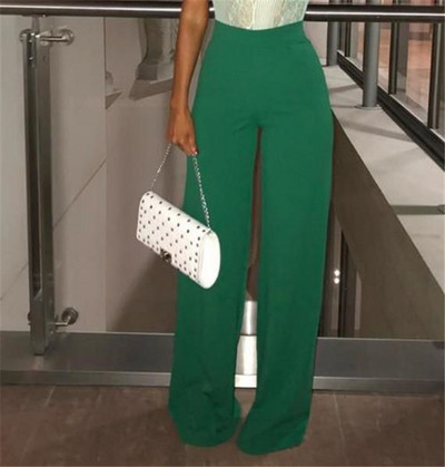 Pantaloni eleganti de dama cu talie inalta in trei culori