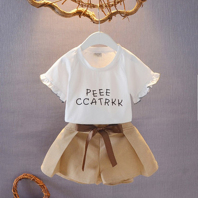 Set de pantaloni + bluza pentru copii modern in mai multe culori pentru fete