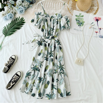 Rochie de dama cu bretele si cravata