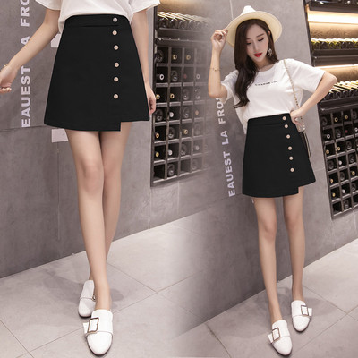 Fusta de dama moderna in trei culori cu talie inalta