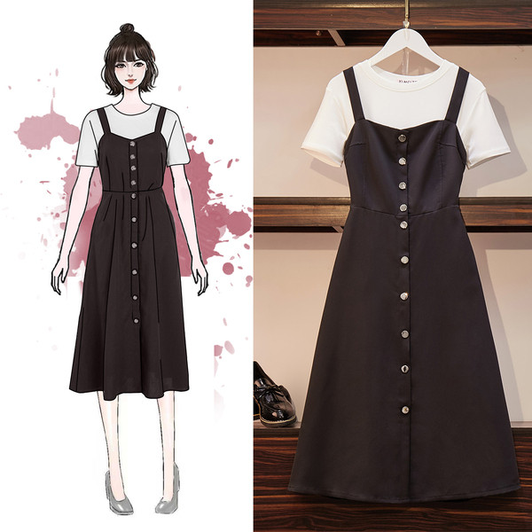 Setul actual pentru femei din două părți în negru și galben