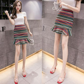 Fusta de dama eleganta cu talie inalta