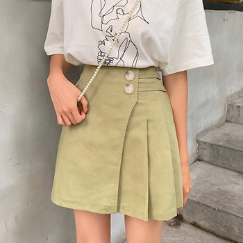 Fusta scurta dama casual cu talie inalta in trei culori