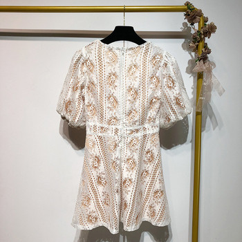 Rochie scurta de dama moderna cu dantela