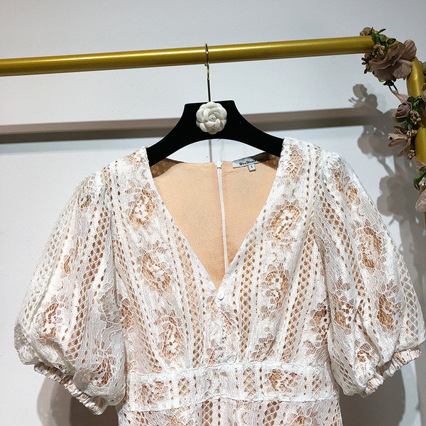 Rochie scurta de dama moderna cu dantela