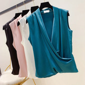 Maieu de damă cu decolteu în V în patru culori