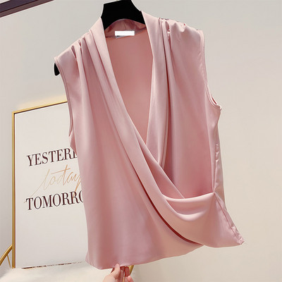 Maieu de damă cu decolteu în V în patru culori