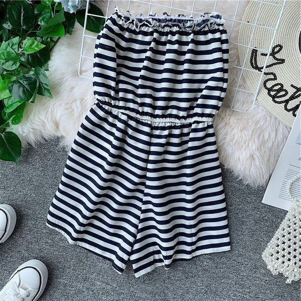 Salopeta scurta de dama cu umerii goi in patru culori