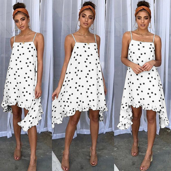 Rochie casual de dama cu bretele subtiri in patru culori