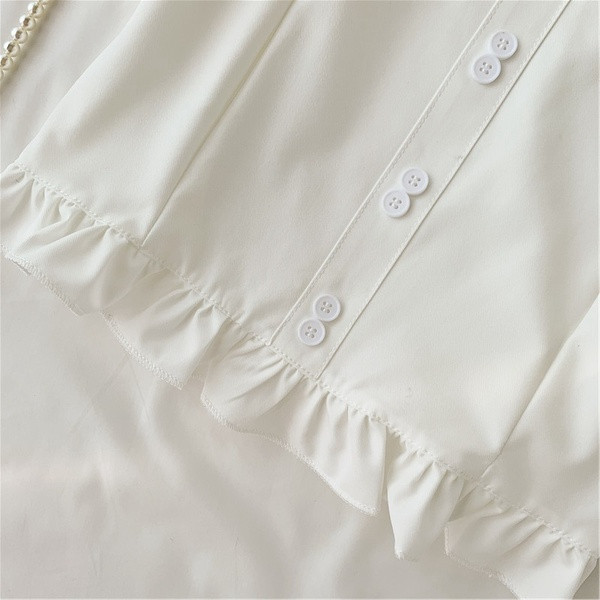 Bluza scurta de dama eleganta cu nasturi in mai multe culori