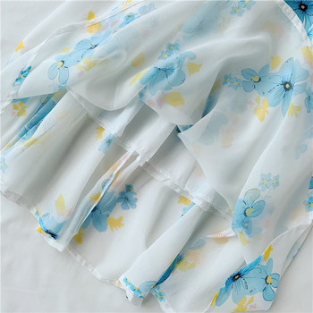 Rochie moderna de dama cu model floral