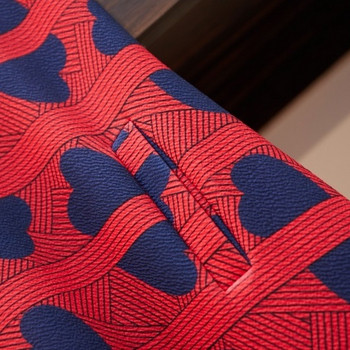 Rochie actuală de damă cu mâneci scurte și mărimi până la 4XL în roșu