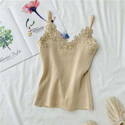 Maieu de dama cu dantela si bretele subtiri