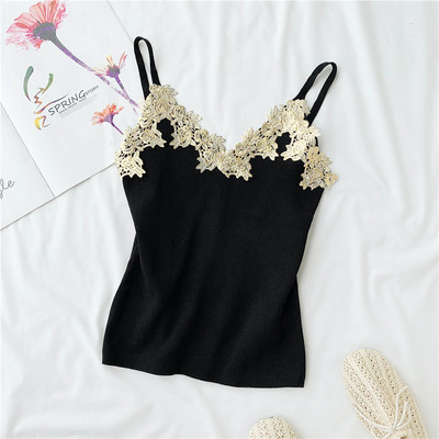 Maieu de dama cu dantela si bretele subtiri