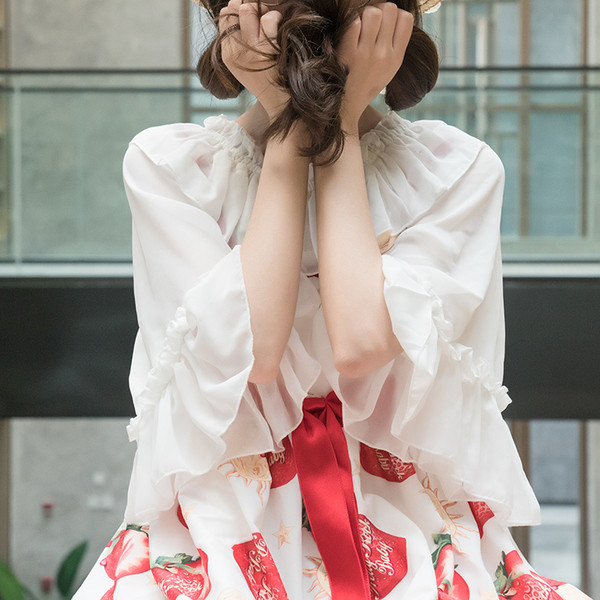 Bluză casual de damă în trei culori cu decolteu O