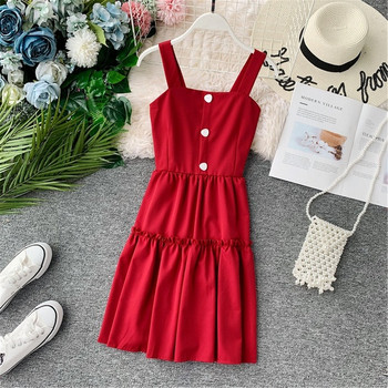 Rochie de dama cu nasturi in mai multe culori