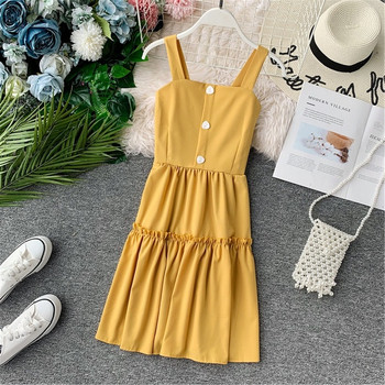 Rochie de dama cu nasturi in mai multe culori