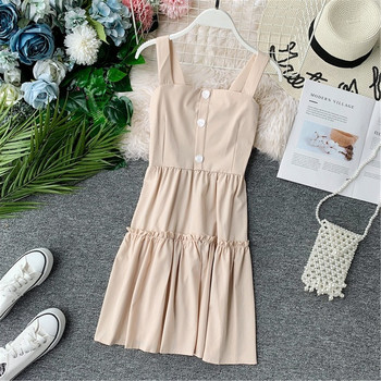 Rochie de dama cu nasturi in mai multe culori