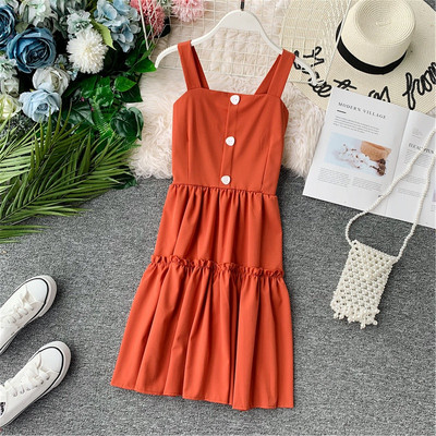 Rochie de dama cu nasturi in mai multe culori