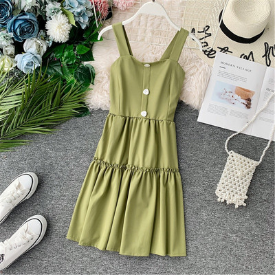 Rochie de dama cu nasturi in mai multe culori