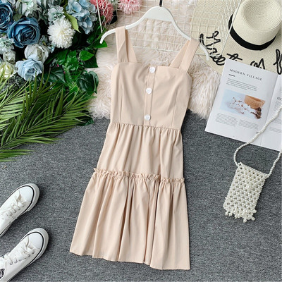 Rochie de dama cu nasturi in mai multe culori