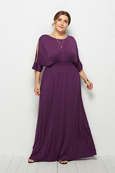 Rochie casual dama cu decolteu O si maneci 3/4 in mai multe culori