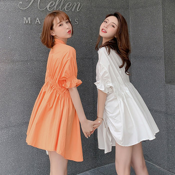 Rochie de dama actuala croiala in doua culori