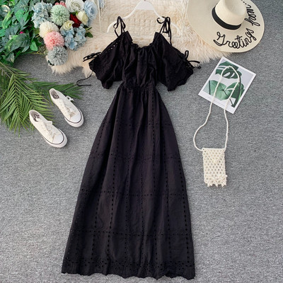 Rochie de dama moderna cu bretele in mai multe culori