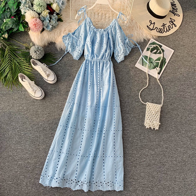 Rochie de dama moderna cu bretele in mai multe culori