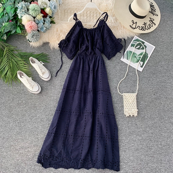 Rochie de dama moderna cu bretele in mai multe culori