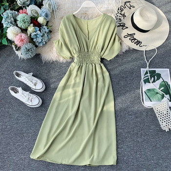 Rochie de dama cu maneca scurta in mai multe culori