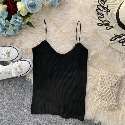 Maieu de dama cu bretele subtiri in mai multe culori