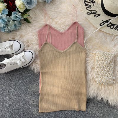 Maieu de dama cu bretele subtiri in mai multe culori