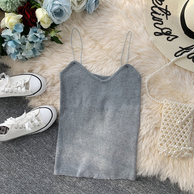 Maieu de dama cu bretele subtiri in mai multe culori