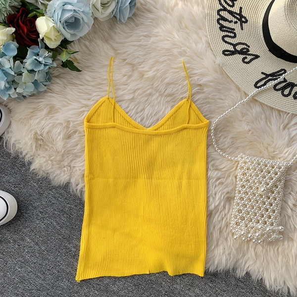 Maieu de dama cu bretele subtiri in mai multe culori