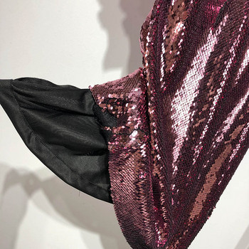 Rochie eleganta de dama cu maneci scurte lotus cu paiete