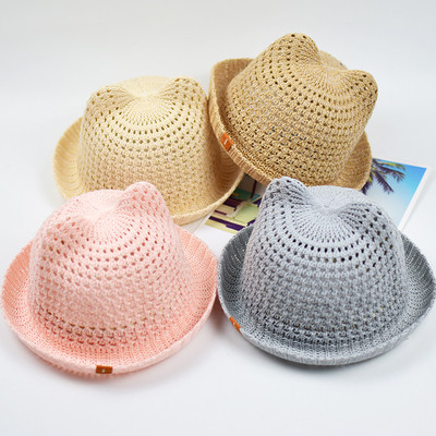 Children`s summer hat for girls and boys in several colors