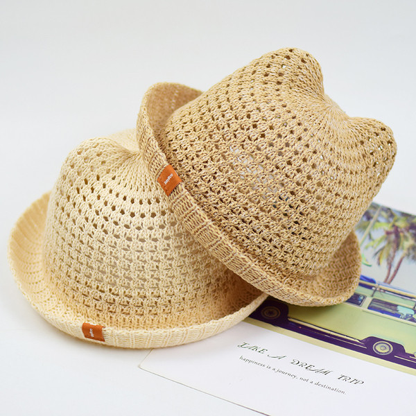 Детска лятна шапка за момичета и момчета в няколко цвята 