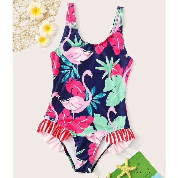 Costum de baie complet pentru copii modern pentru fete