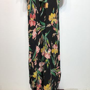 Rochie lunga de dama cu decolteu oval