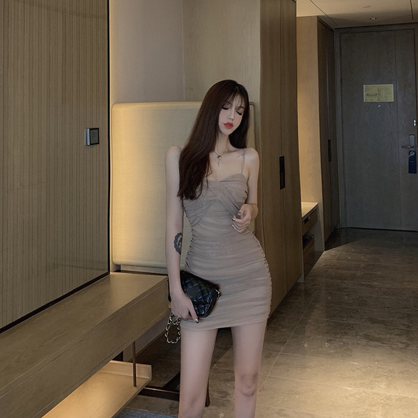 Rochie moderna de dama pe corp in doua culori