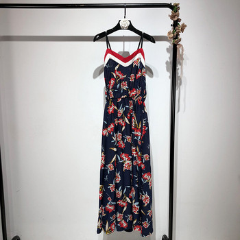 Rochie lunga casual cu talie elastica