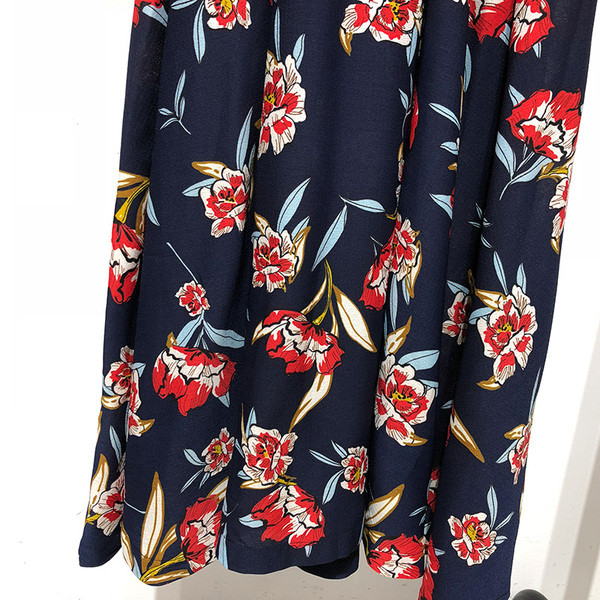 Rochie lunga casual cu talie elastica