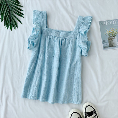 Maieu de damă cu decolteu pătrat în patru culori